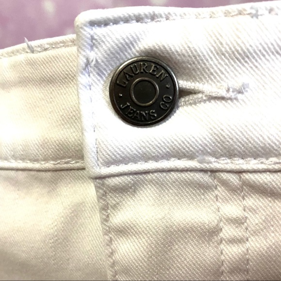 Lauren jeans Ralph Lauren white modern curvy fit jeans. - Picture 14 of 15
